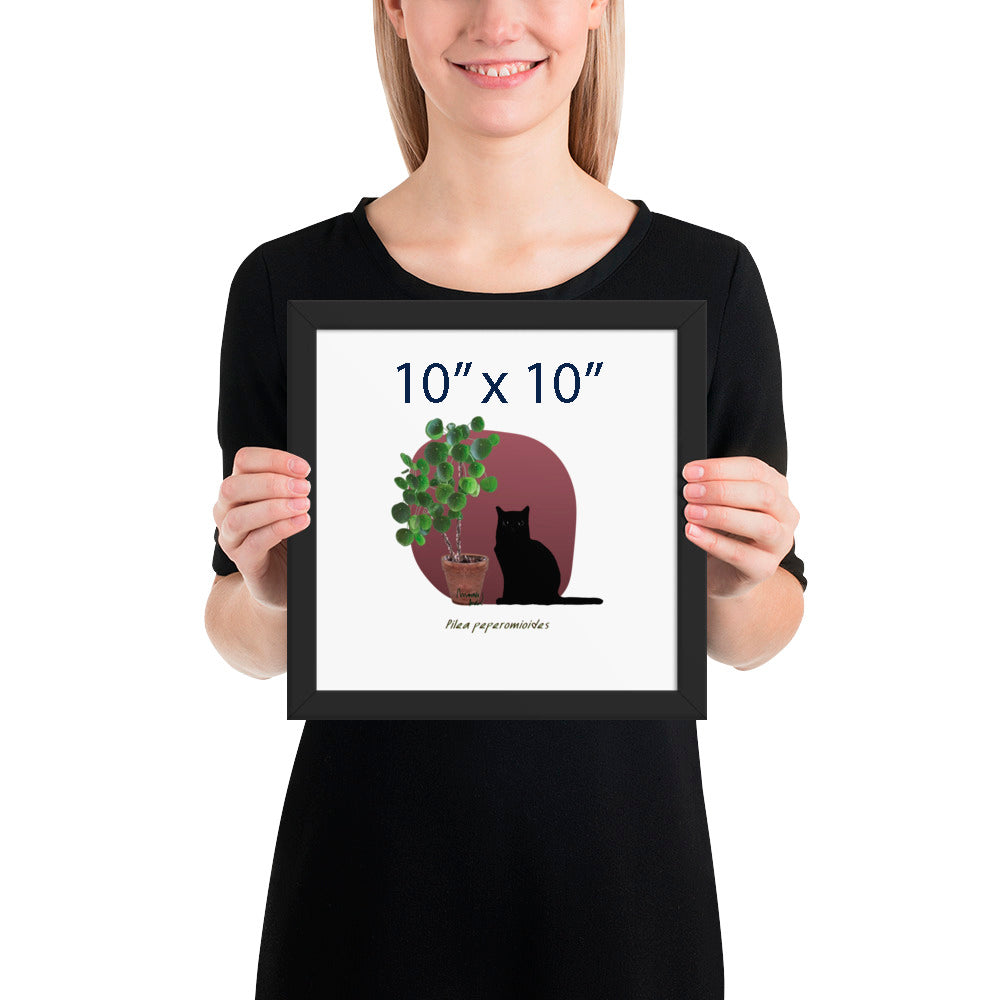 Pilea Framed Poster