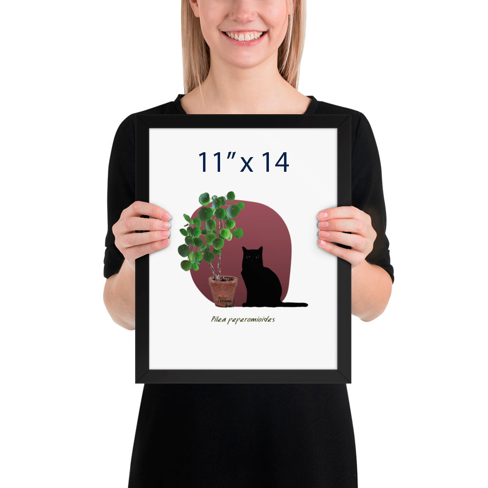 Pilea Framed Poster