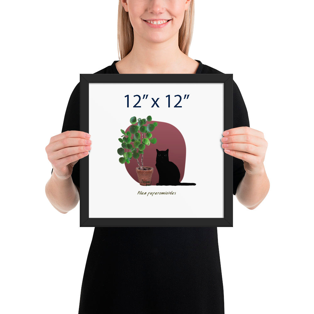 Pilea Framed Poster