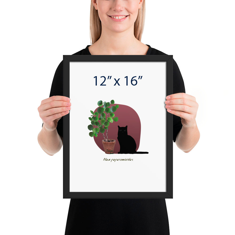 Pilea Framed Poster