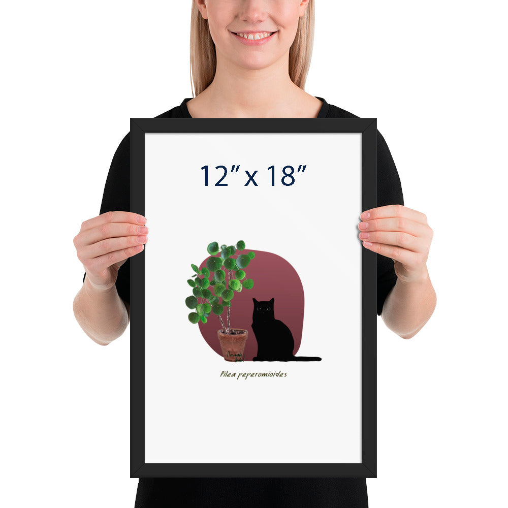 Pilea Framed Poster