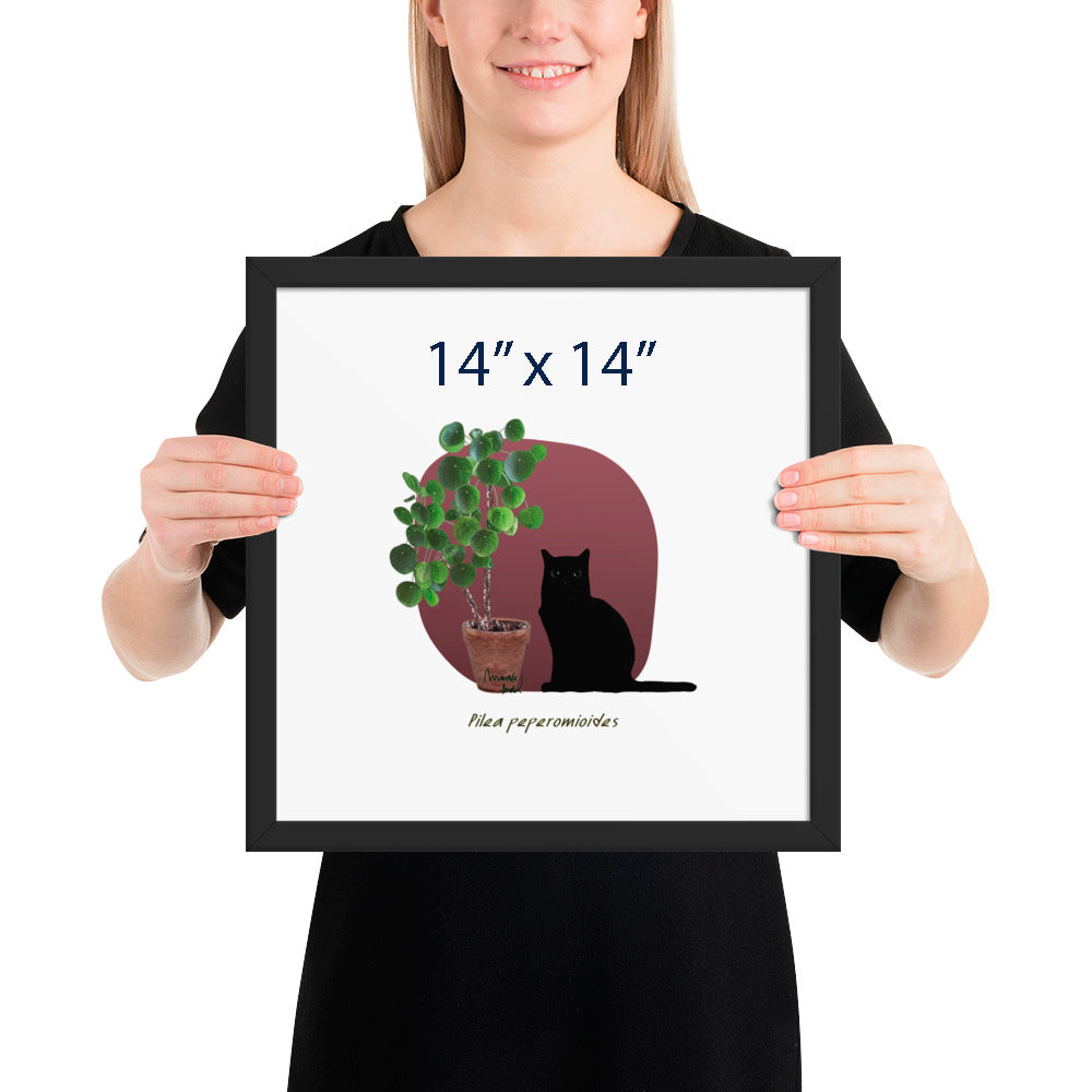Pilea Framed Poster