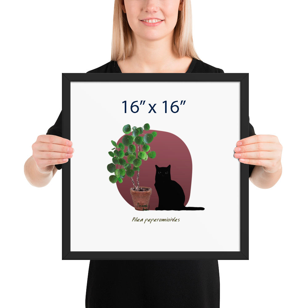 Pilea Framed Poster