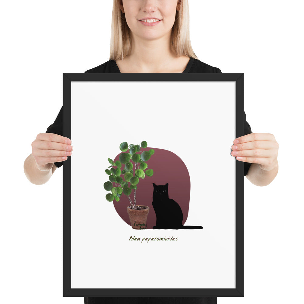Pilea Framed Poster