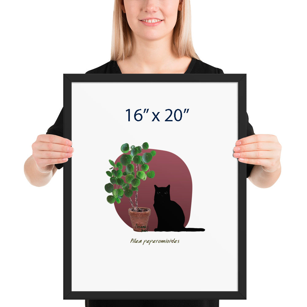 Pilea Framed Poster