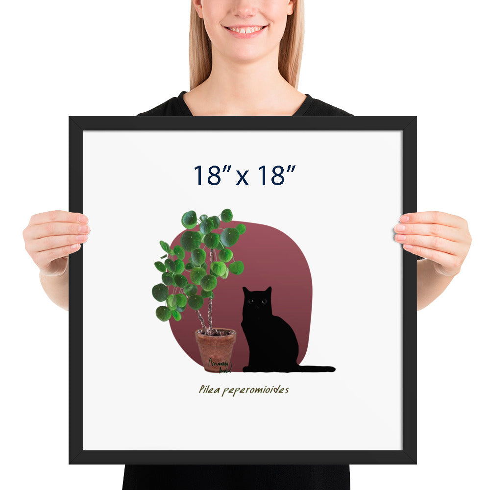 Pilea Framed Poster