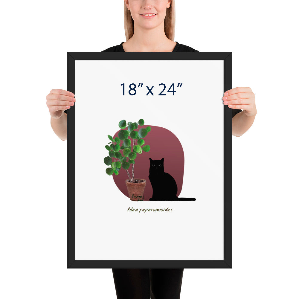 Pilea Framed Poster