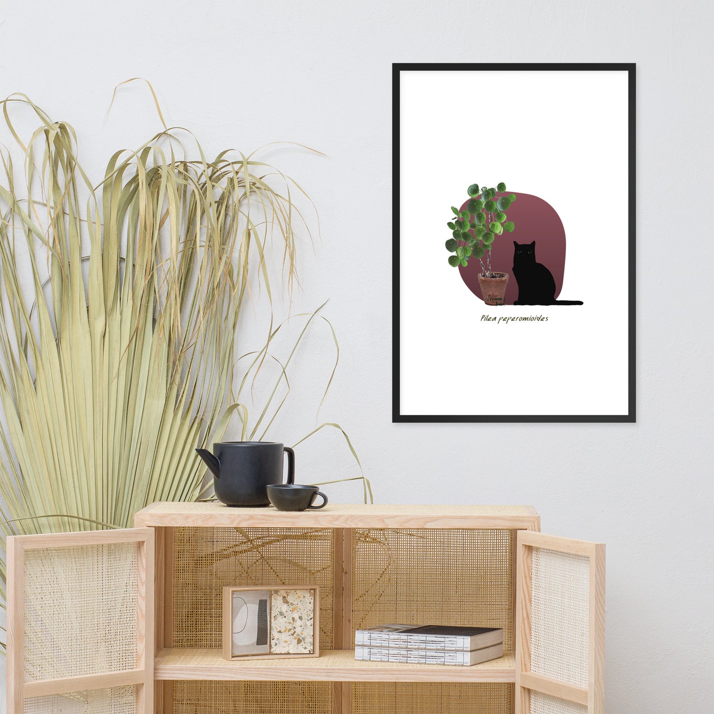 Pilea Framed Poster
