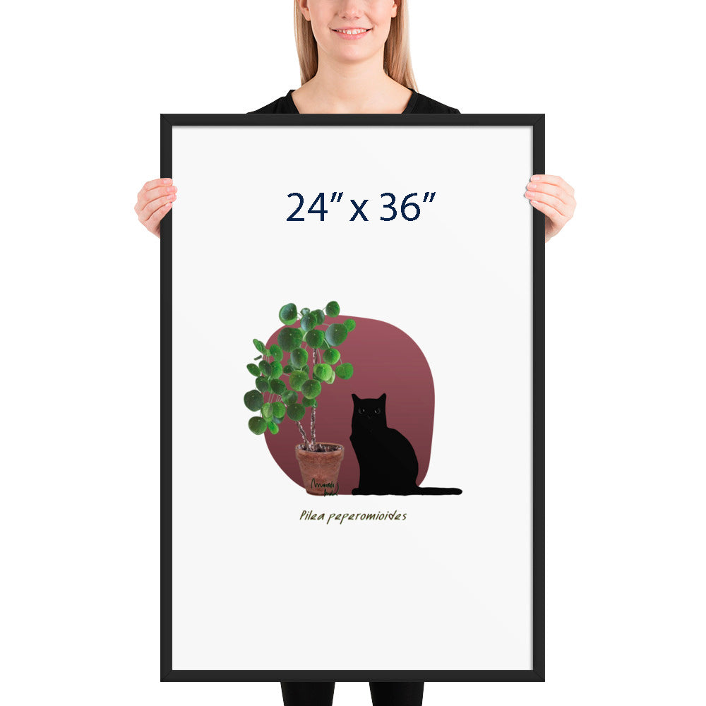 Pilea Framed Poster