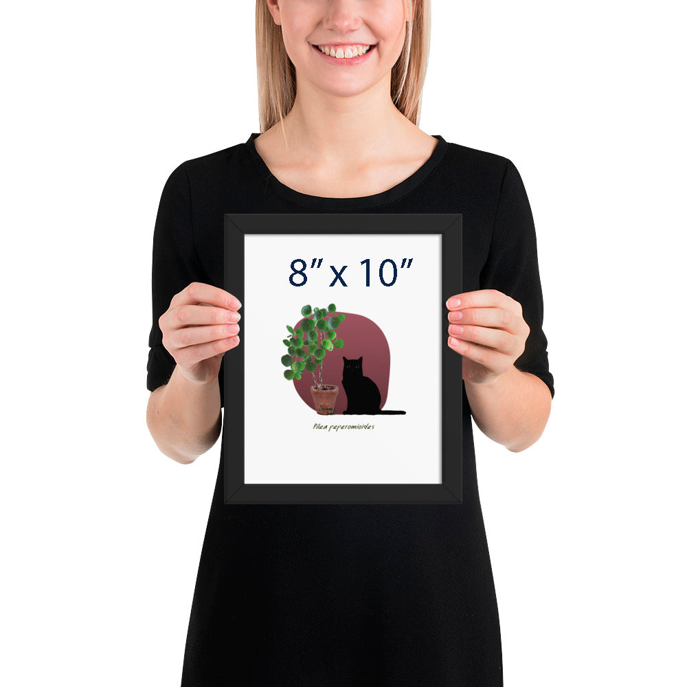 Pilea Framed Poster