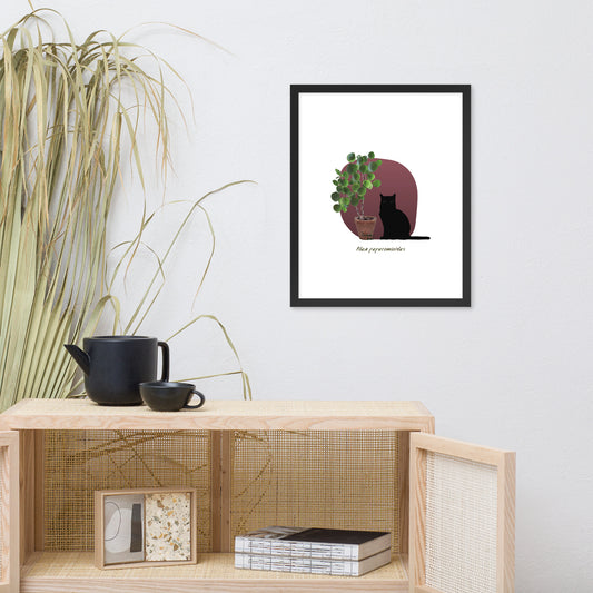 Pilea Framed Poster