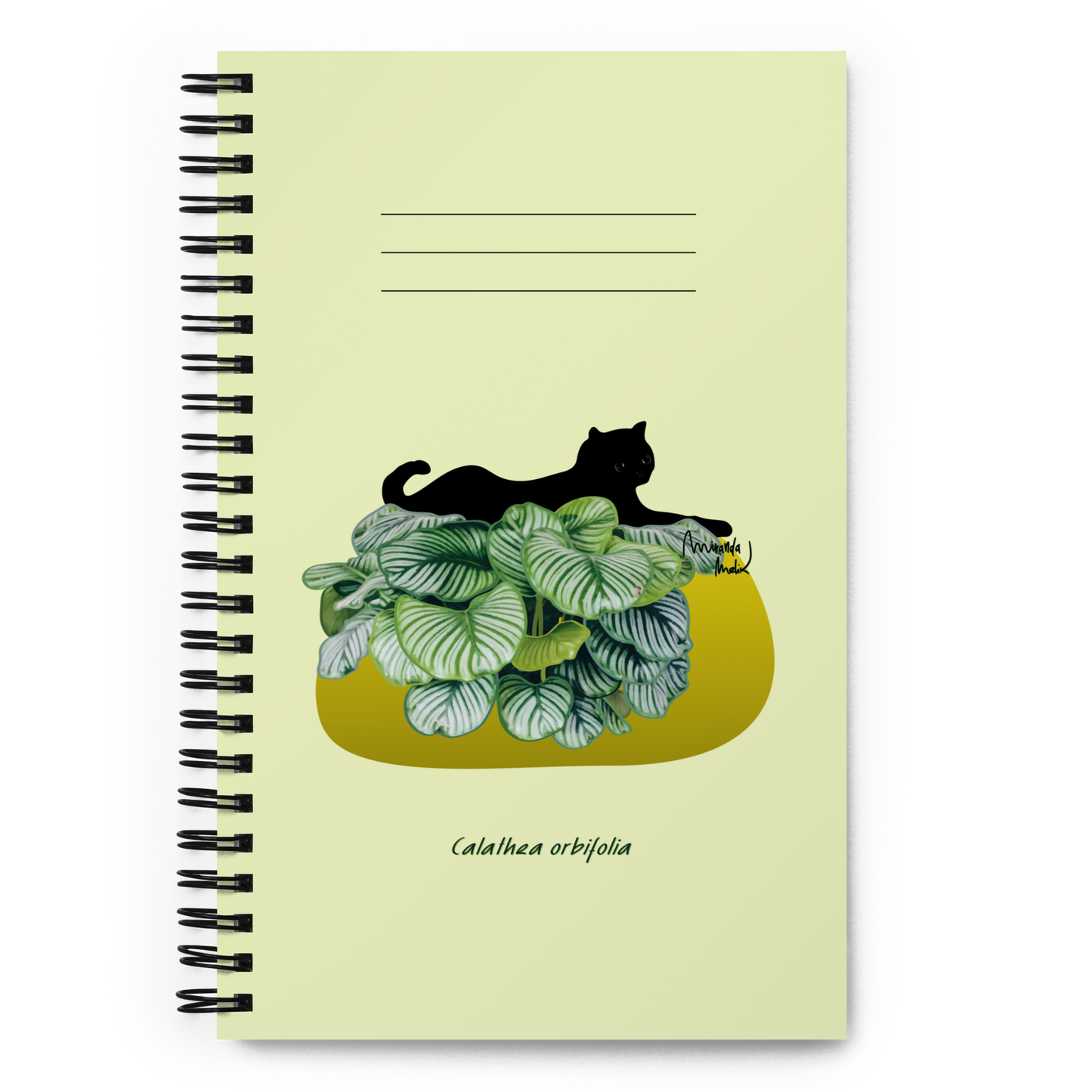 Calathea Spiral Notebook