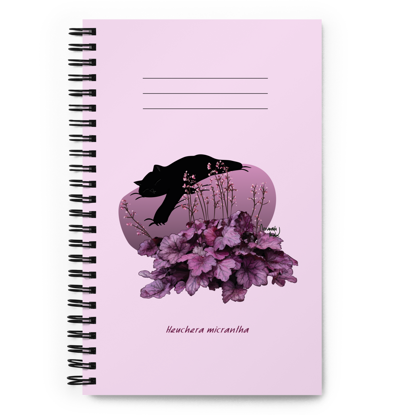 Heuchera Spiral Notebook