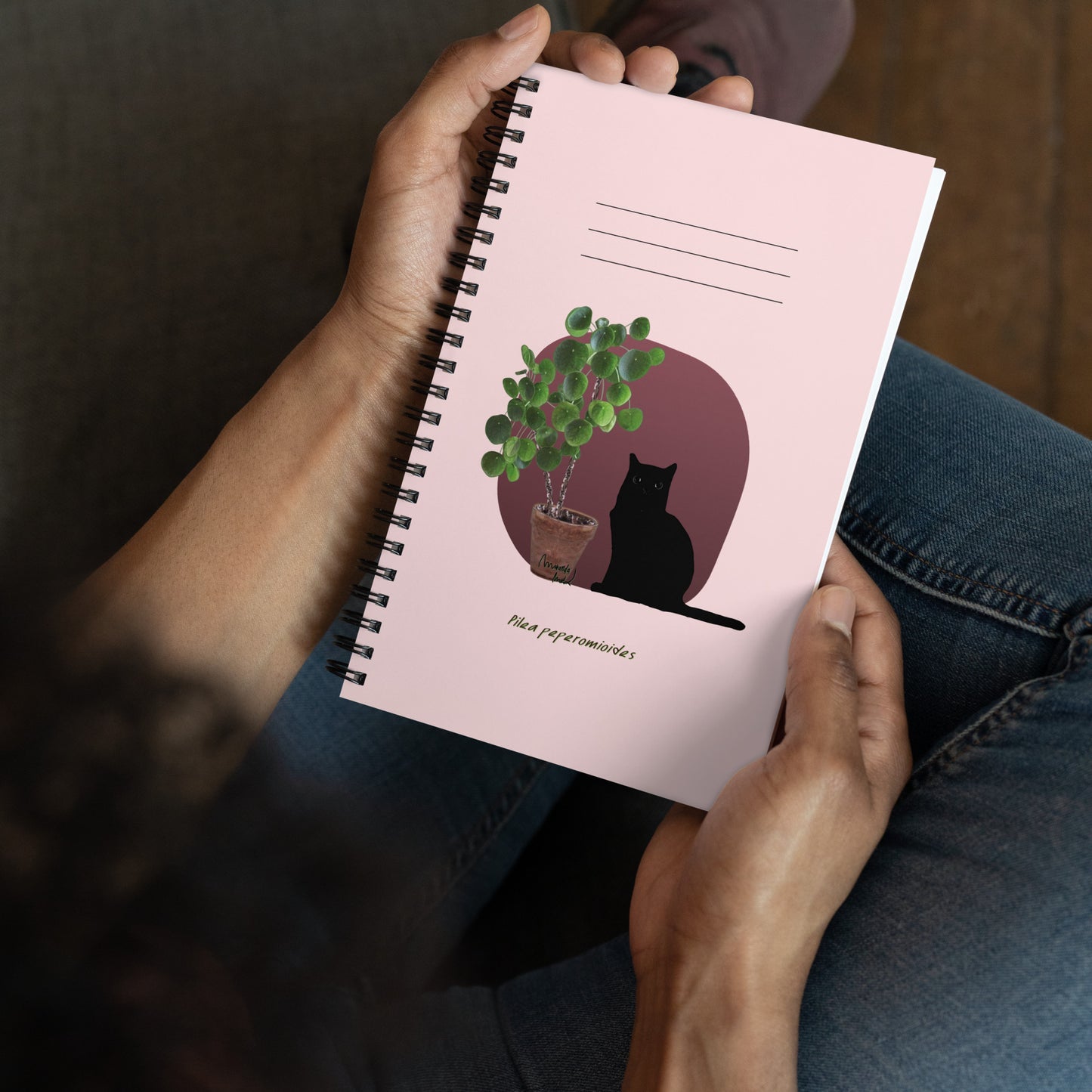 Pilea Spiral Notebook