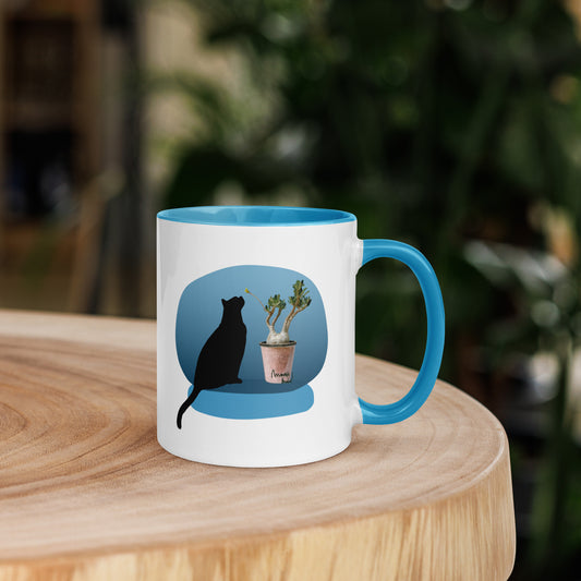 Pachypodium Mug Blue Inside