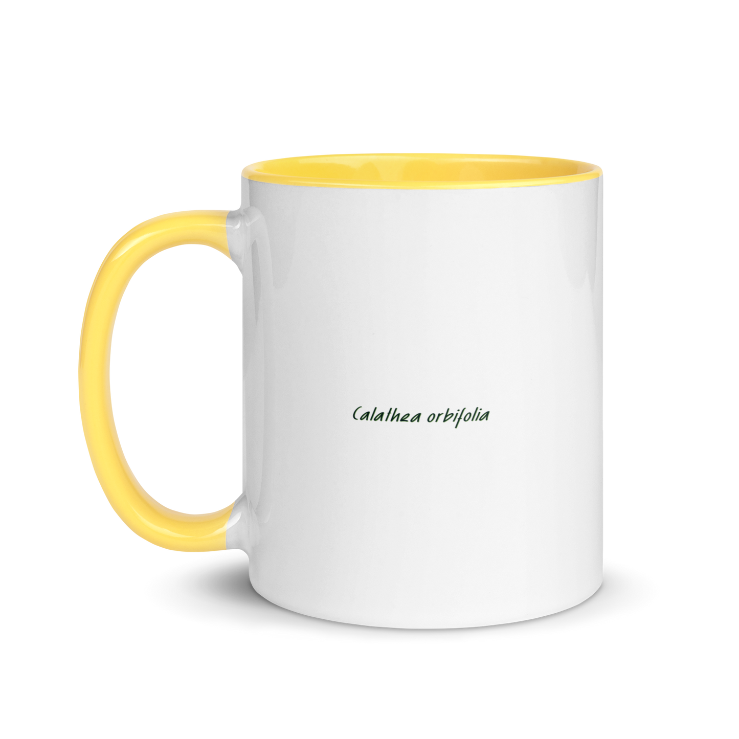 Calathea Mug Yellow Inside