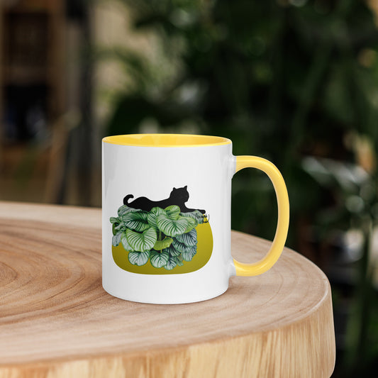 Calathea Mug Yellow Inside